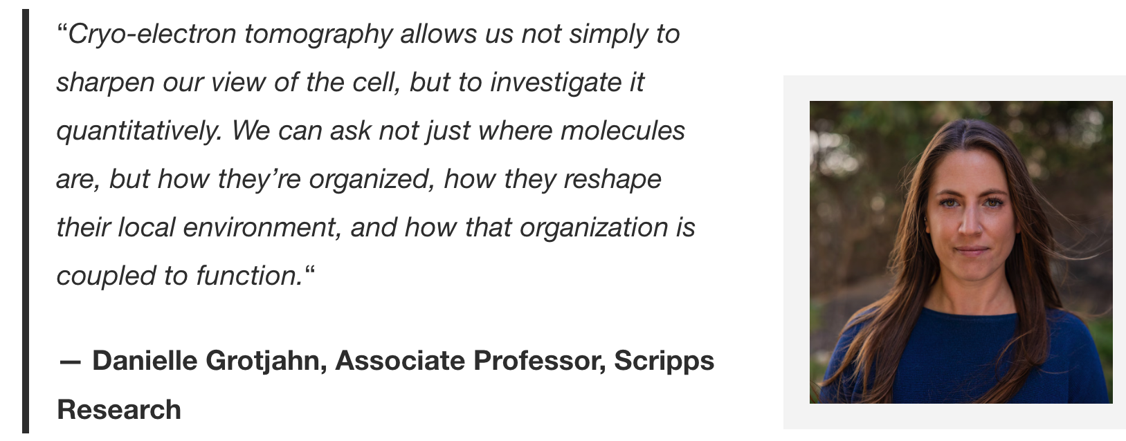 TFS quantitative cell biology post